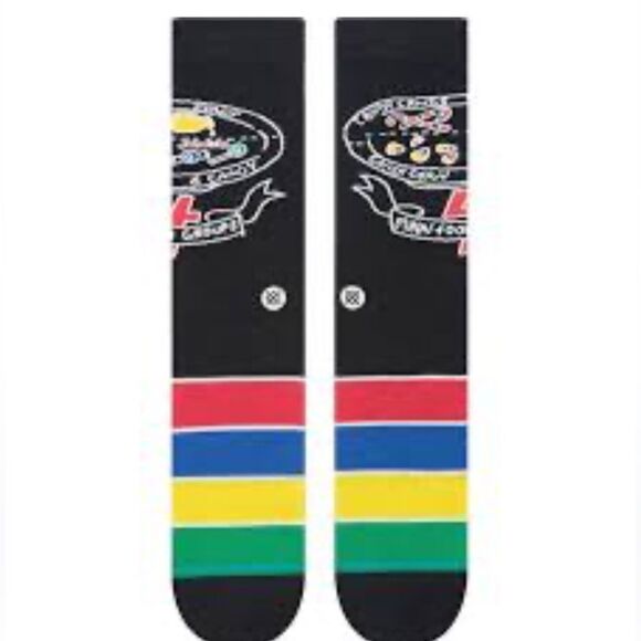 STANCE ELF FOOD GROUPS NWT CASUAL CREW HEIGHT COMBED COTTON WITH LIGHT CUSHION - Picture 2 of 7